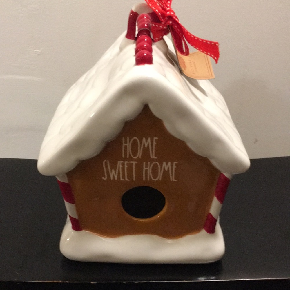 Rae Dunn Christmas Home sweet home. Gingerbread birdhouse - Picture 1 of 1